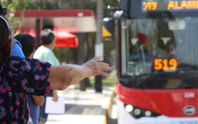Datos de 100 millones de viajes demuestran eficiencia de corredores para buses en Santiago